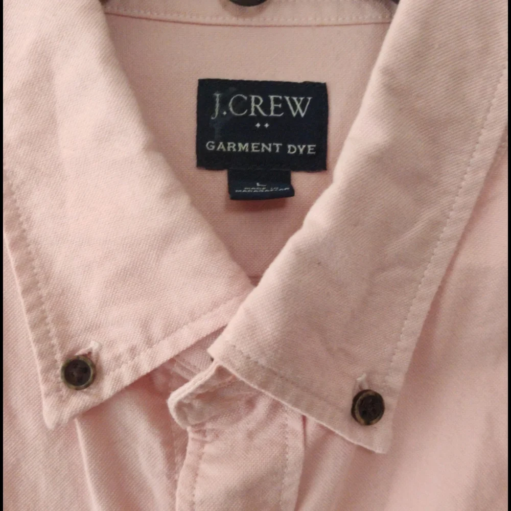 J. Crew Men's Light Pink Button-Down Shirt